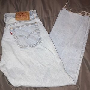 Levi’s 501 Raw Hem